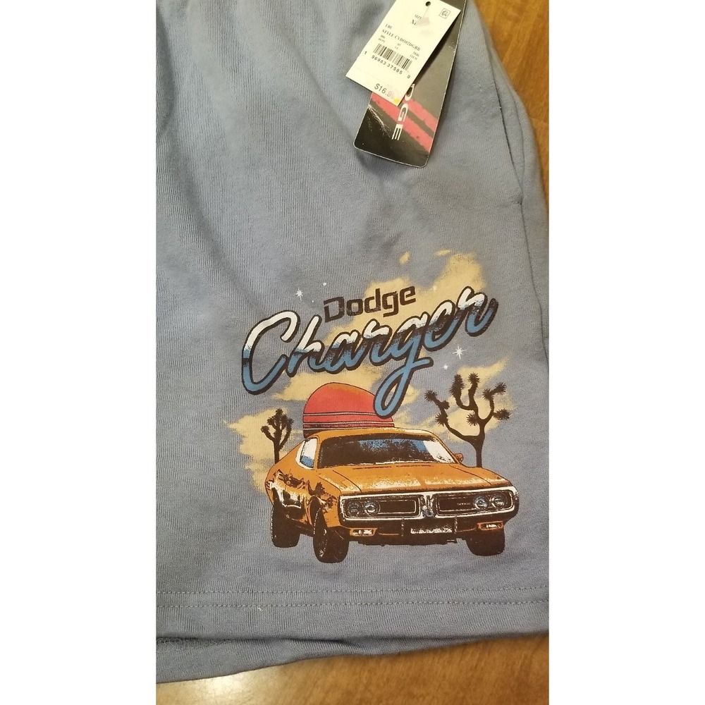 New Dodge Charger Blue Womens Shorts XL RARE Nwt